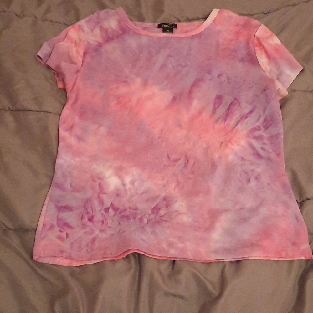 A tie dye shirt